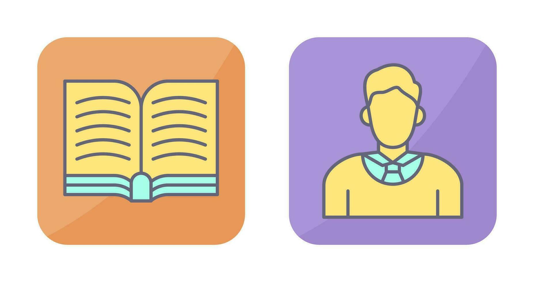 Book and Judge Icon vector