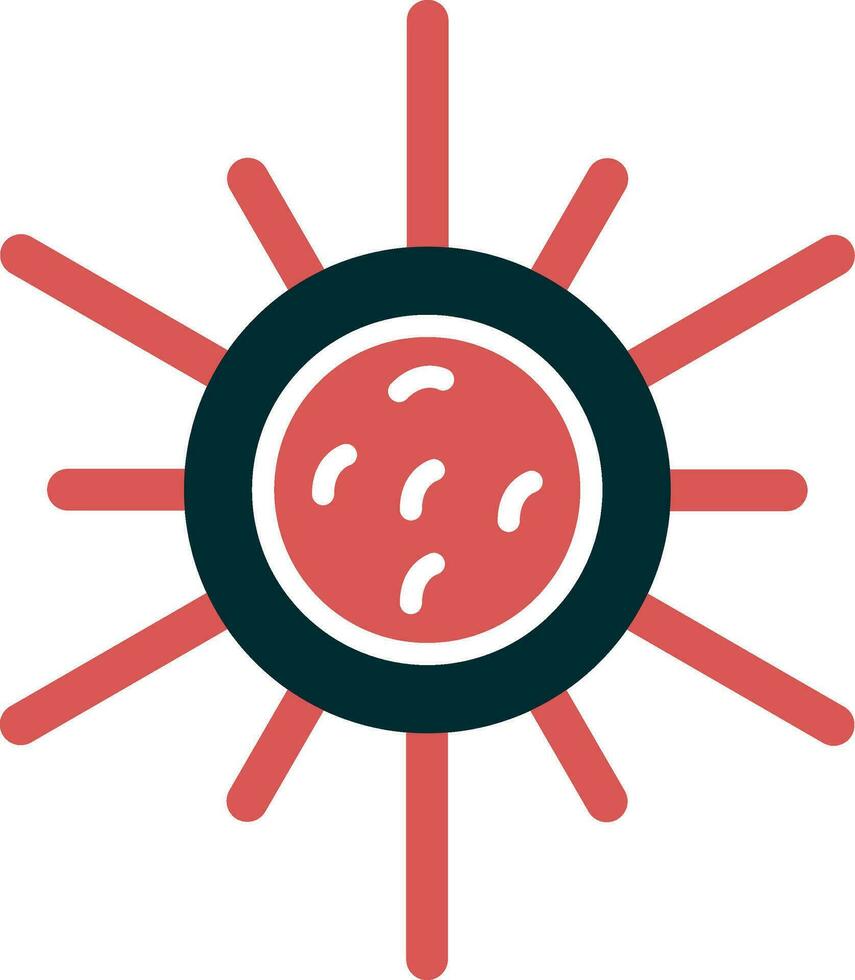 golenkinia radiata Vector Icon