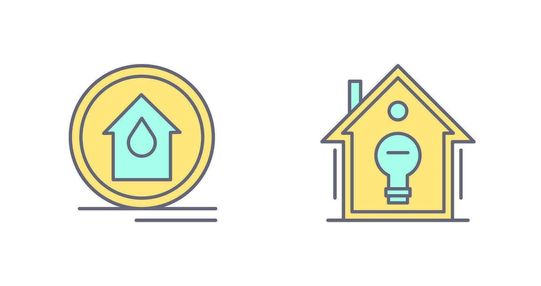 Fire Alarm and Home Automation Icon vector