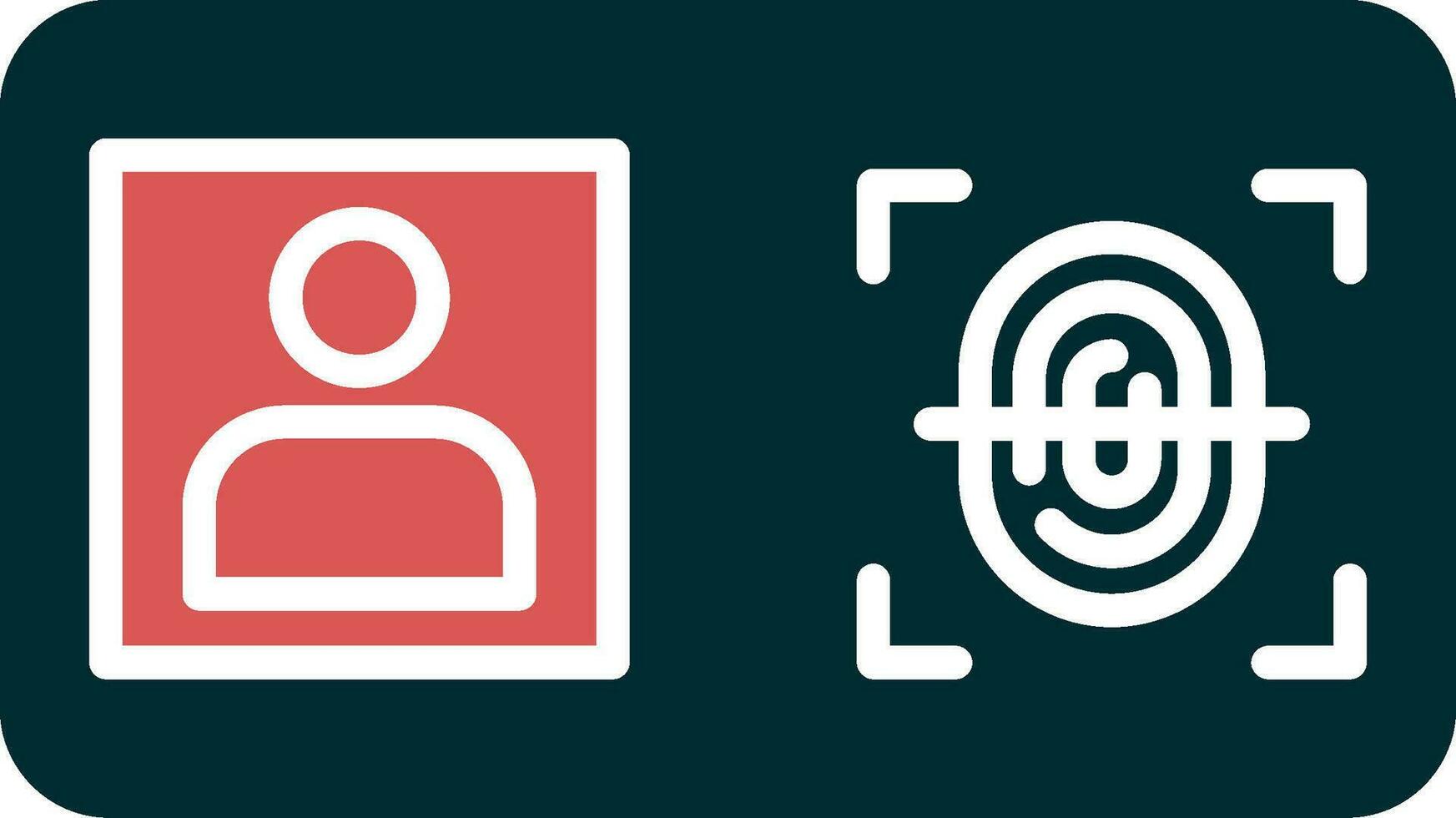 Biometric Identification Vector Icon