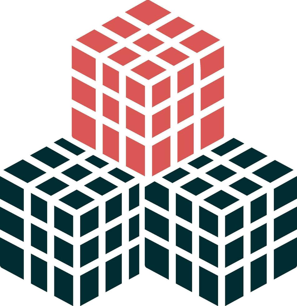 Cubes Vector Icon