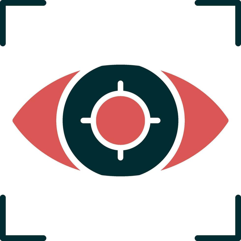 Eye Tracking Vector Icon