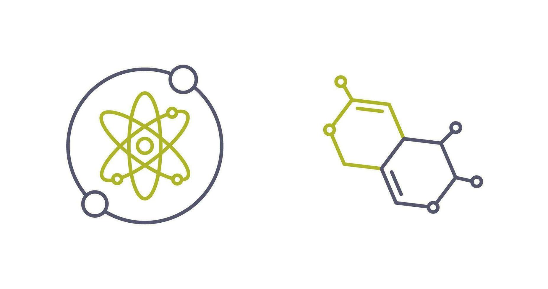 Proton and Molecule Icon vector