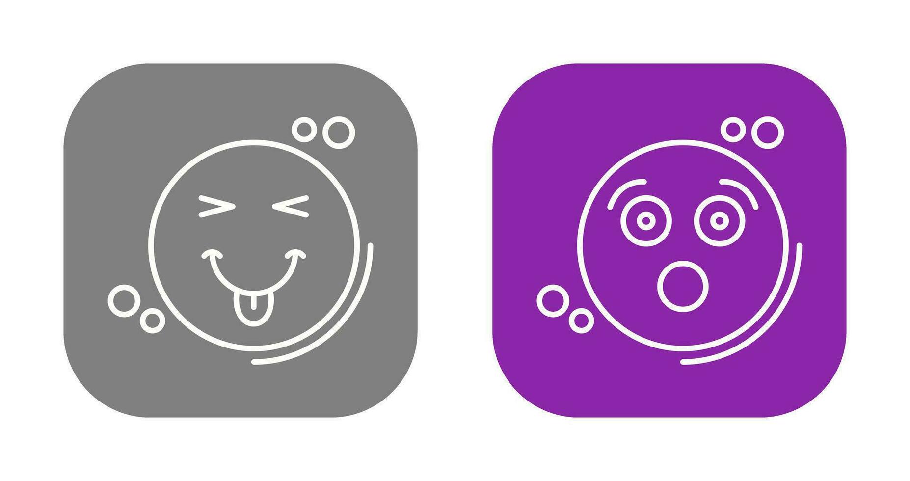 Naughty and Surprised Icon vector