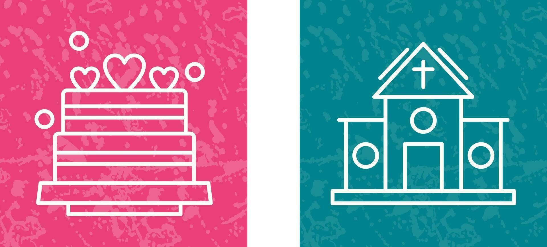 Wedding and Church Icon vector