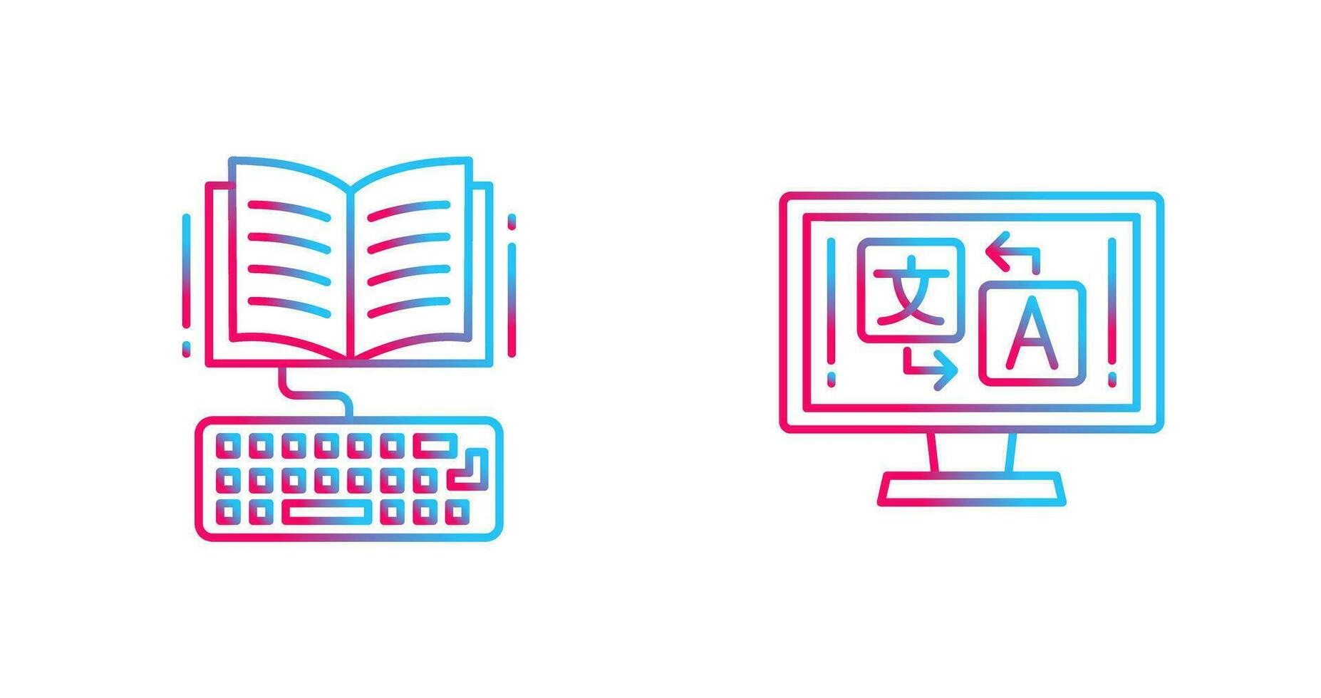 Study and Language Icon vector
