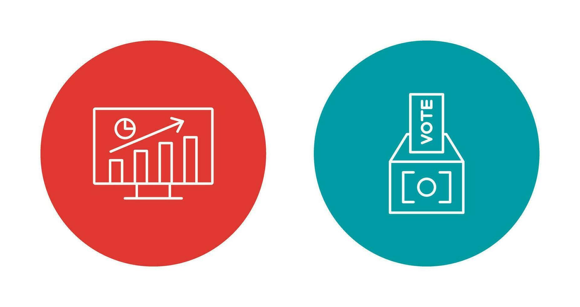 Statistics and Vote Icon vector