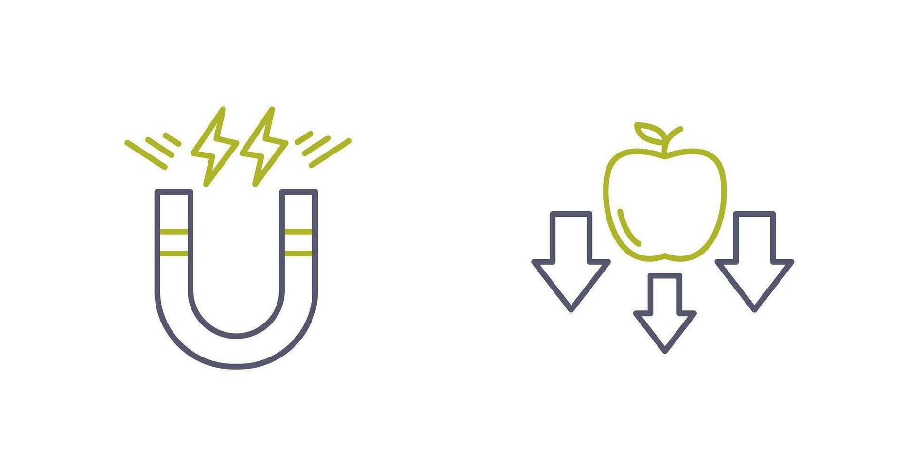 Energy and Gravity Icon vector