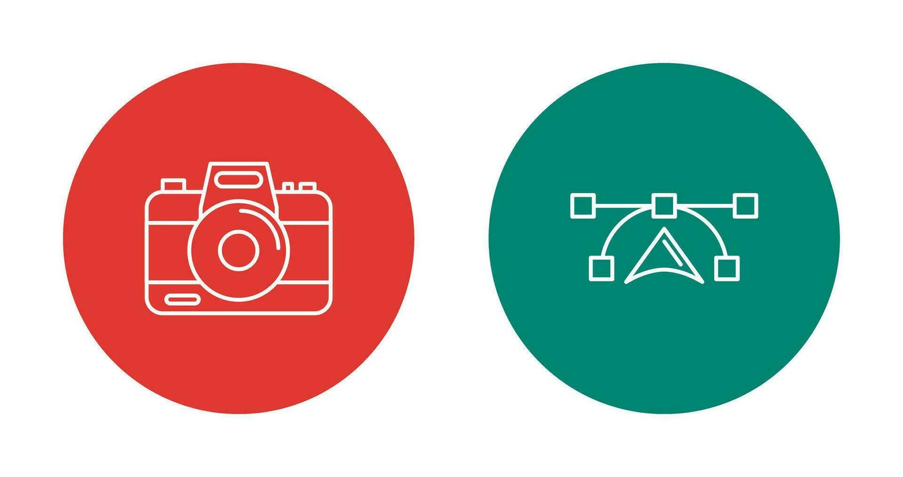 Camera and Vectors Icon