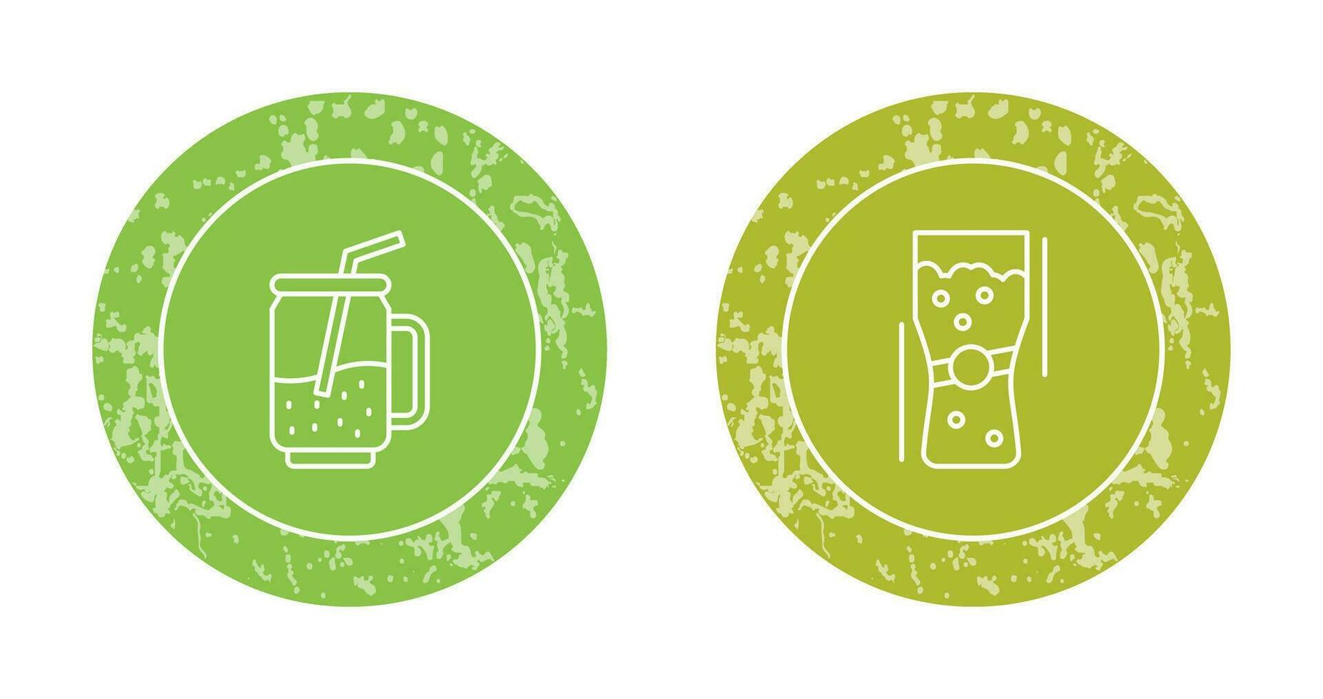 Cocktail and Pint Of Beer Icon vector