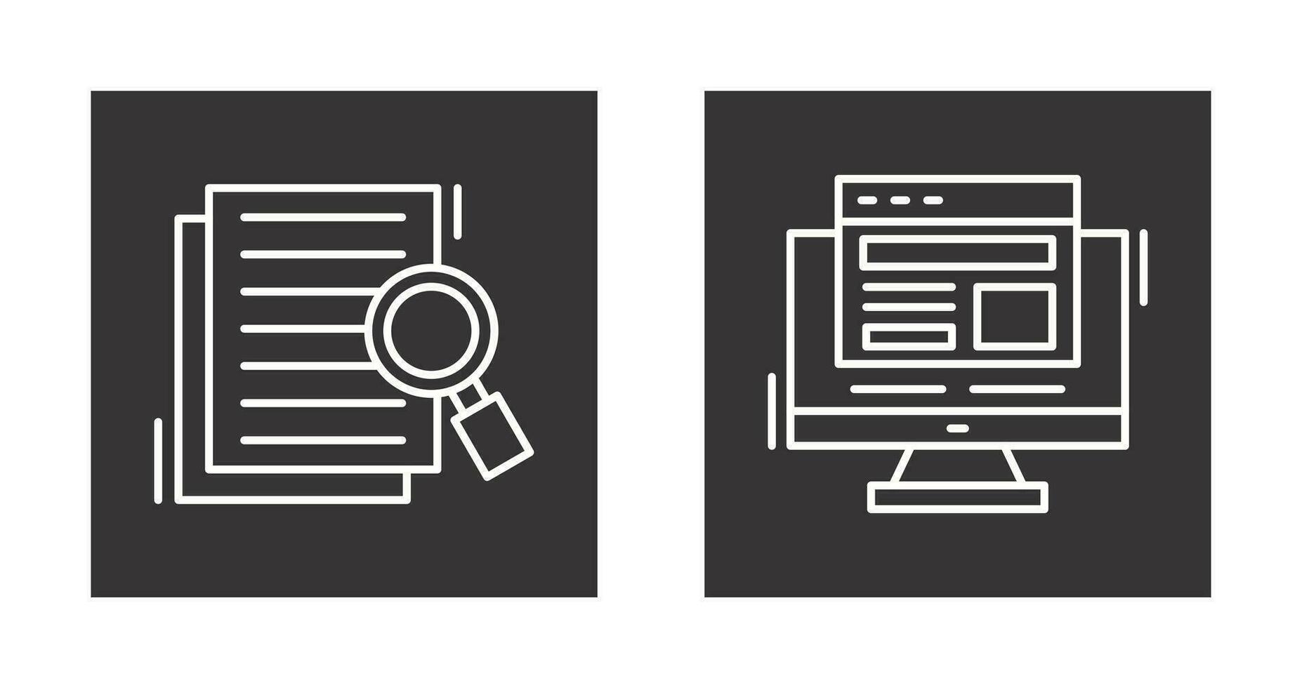 Details Looking and Adaptive Icon vector