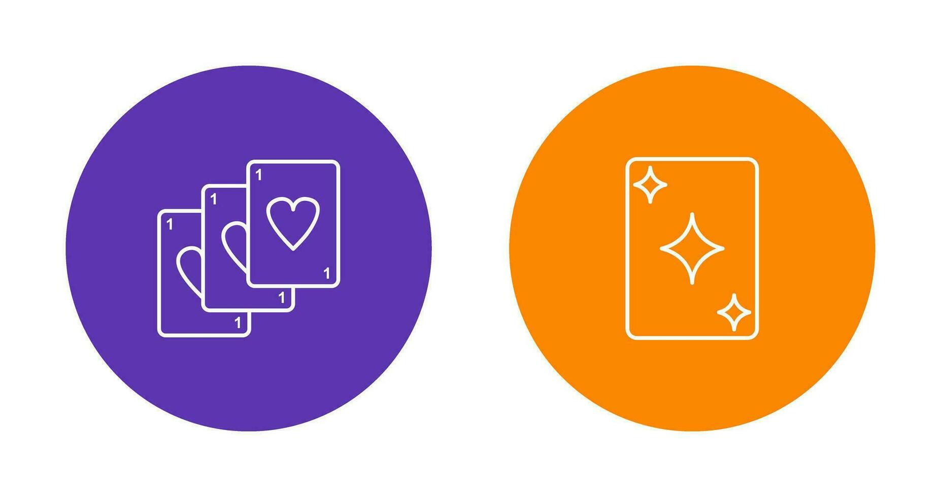 Deck of Card and Card Icon vector