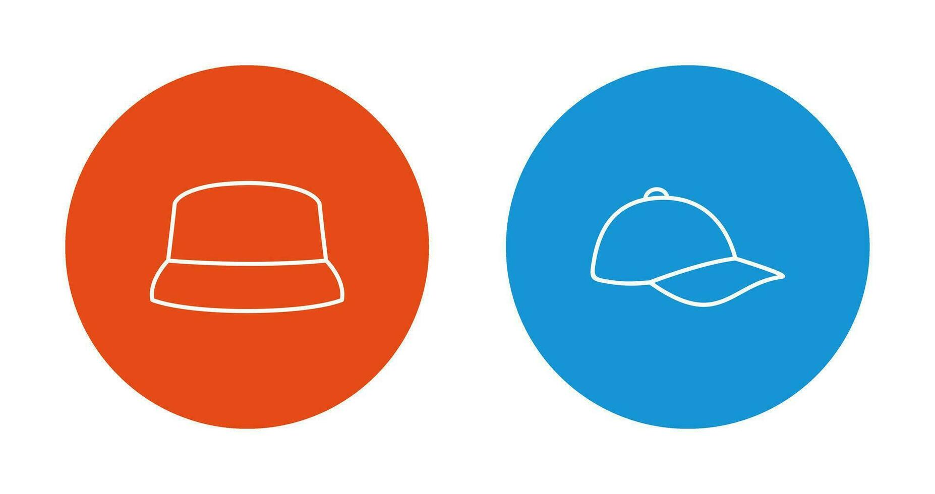 Hat and athletic Icon vector