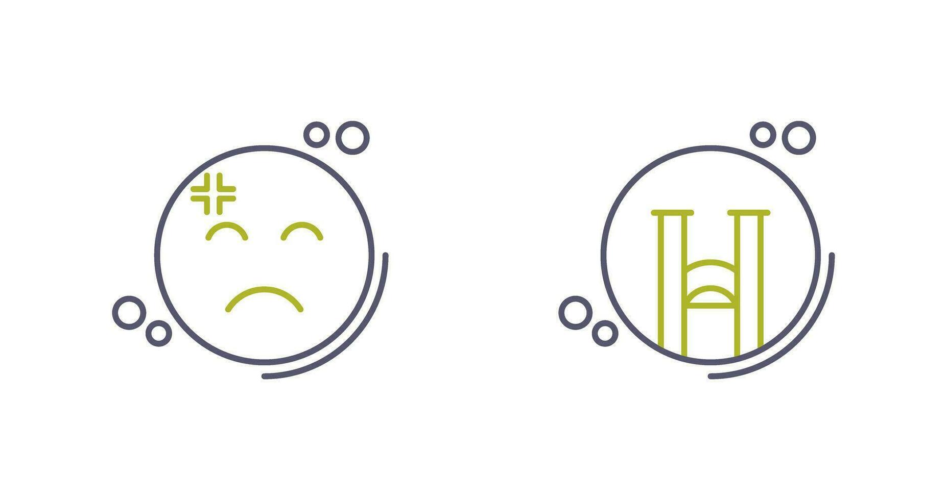 Dissapointment and Crying Icon vector