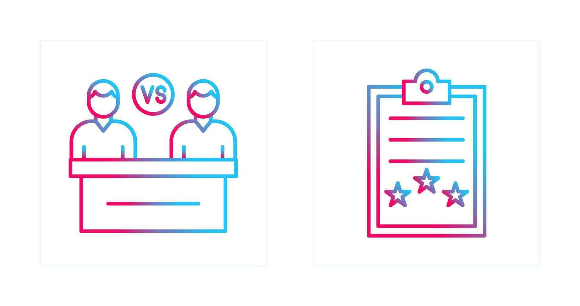Meeting and Result Icon vector