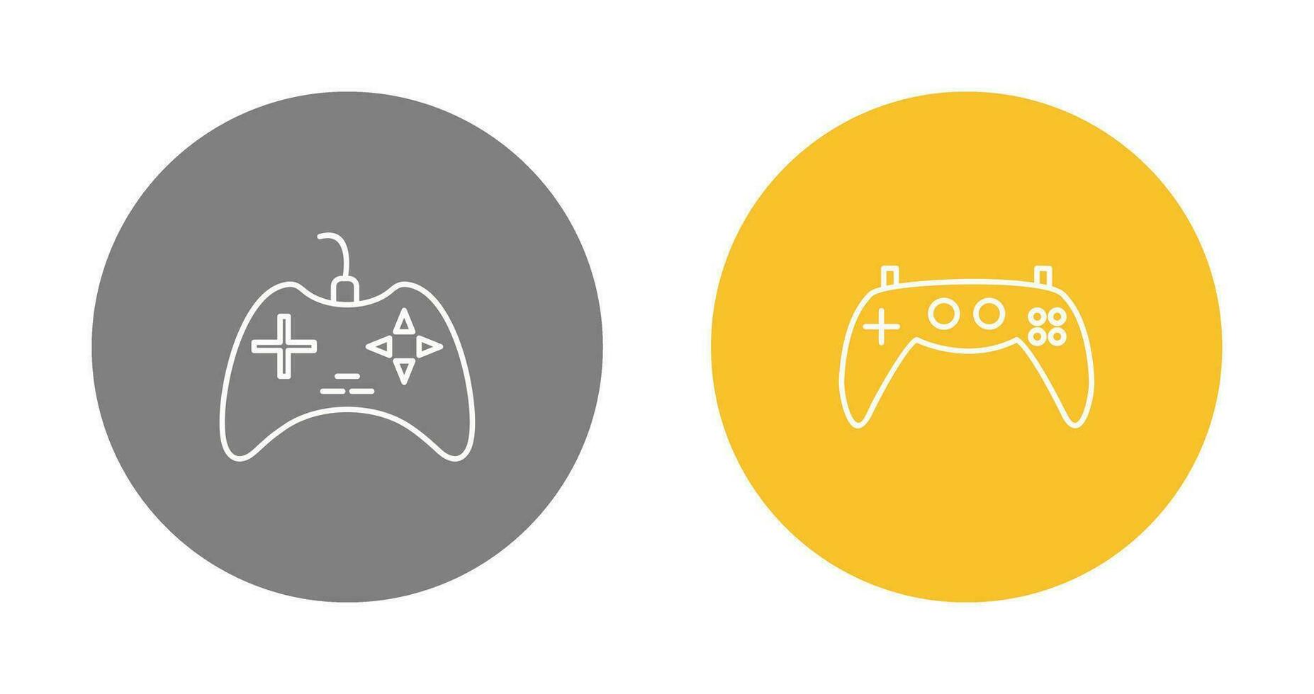 Gaming Console and Gaming Console Icon vector