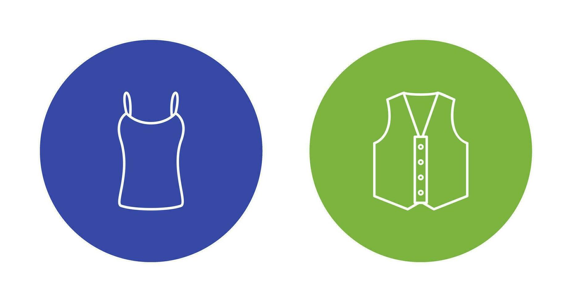 Ladies Vest and safety Icon vector