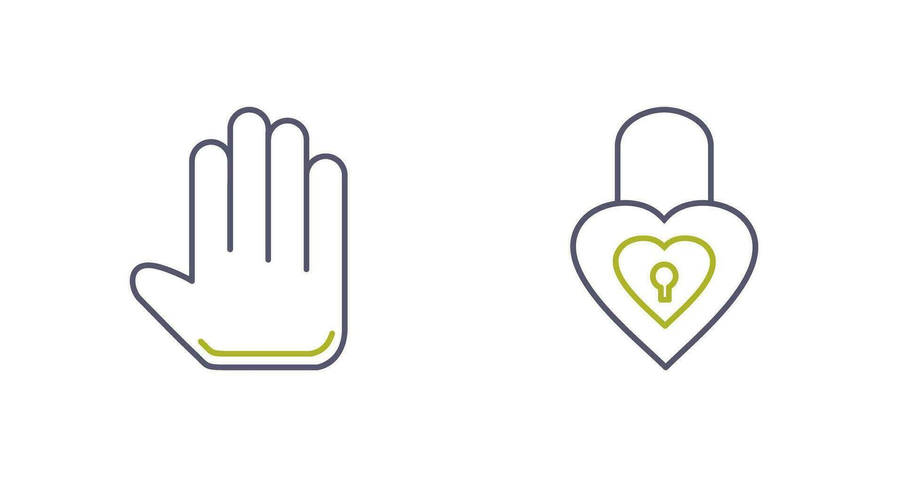 hand tool and Lock Icon vector