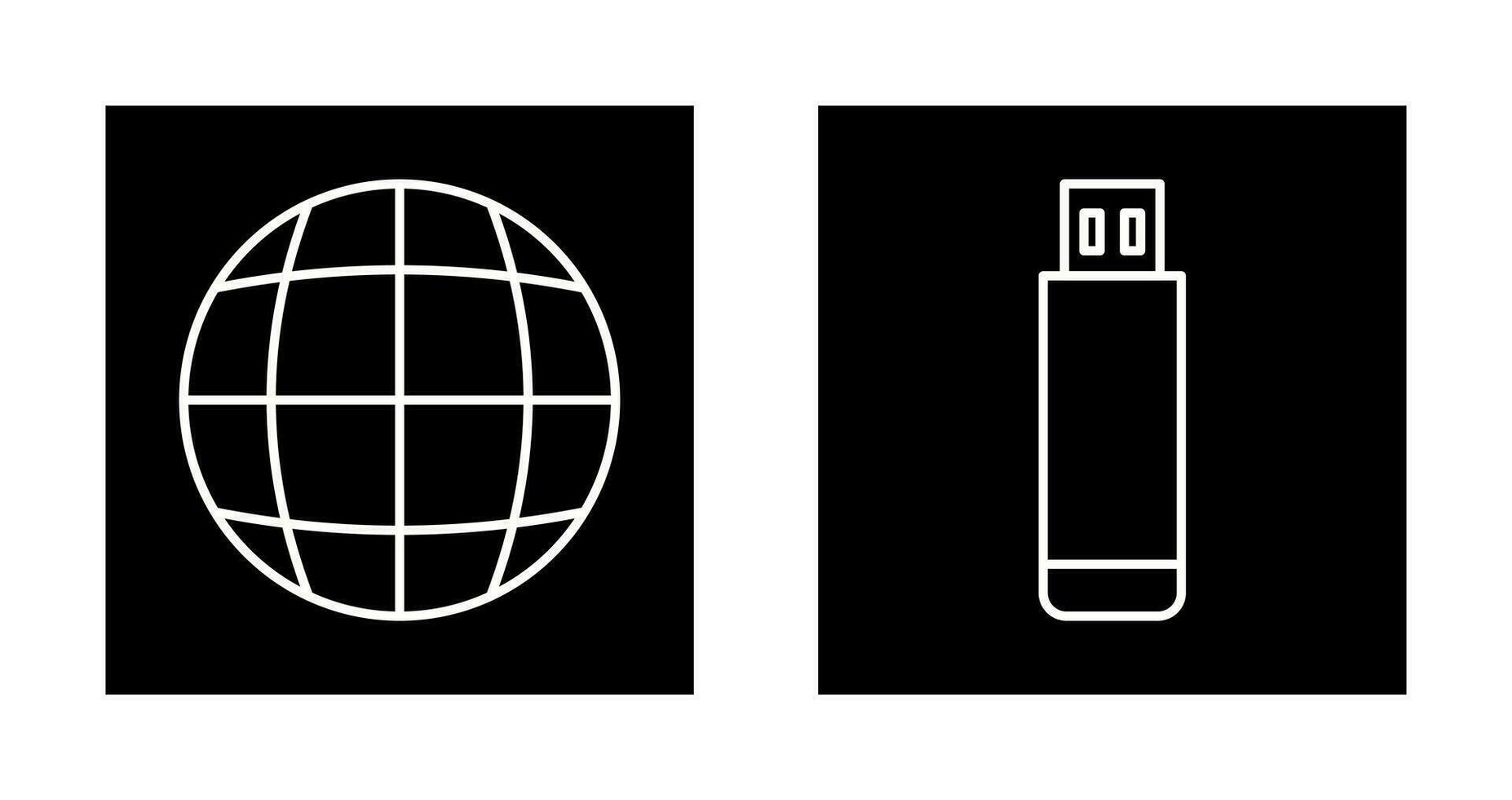 Globe and Design Icon vector