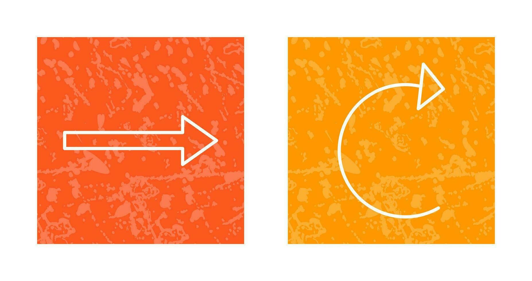 right arrow and reload Icon vector