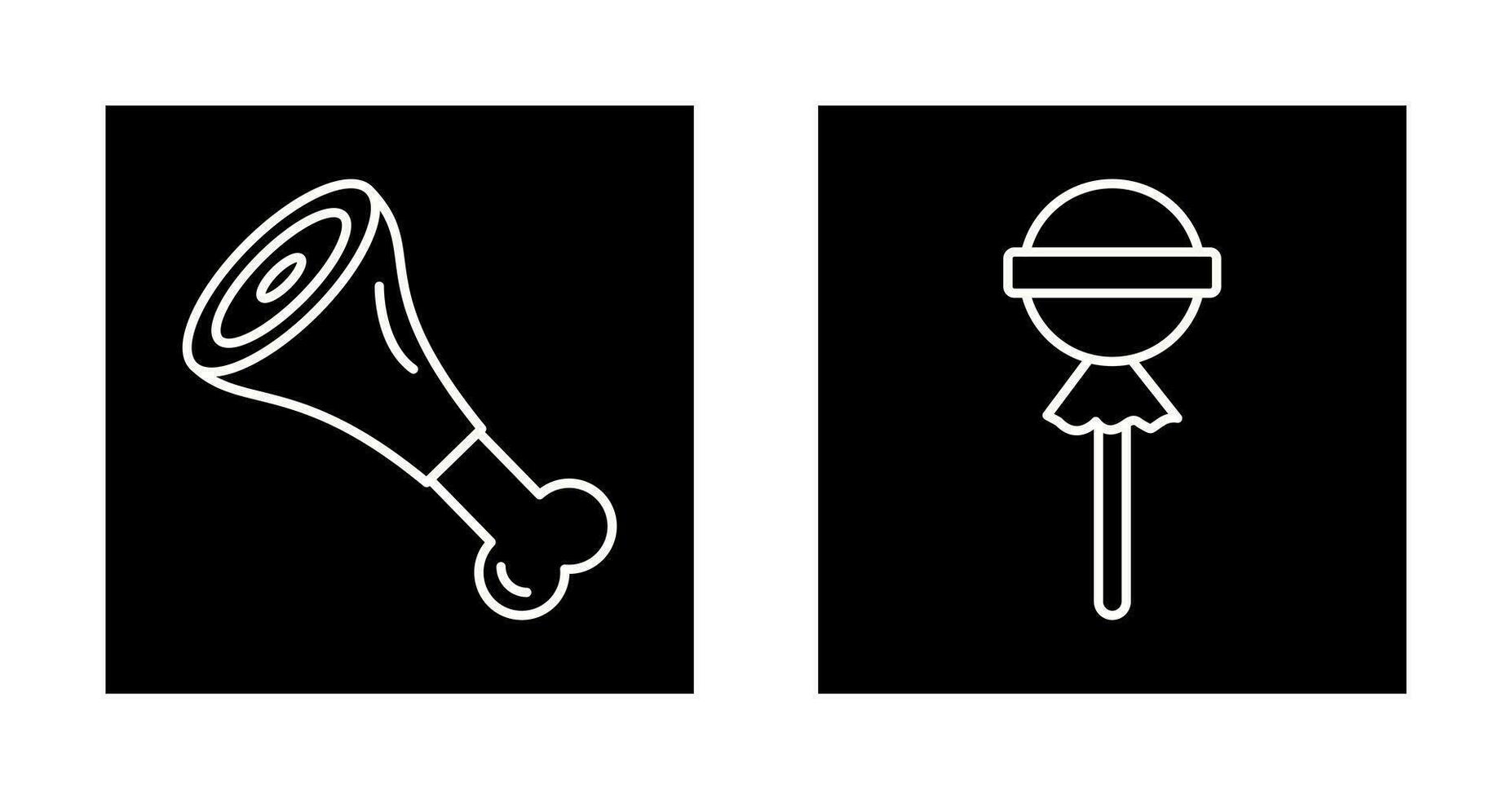 Meat and Candy Icon vector