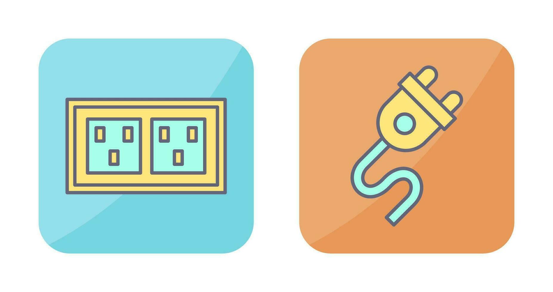Socket and Plug Icon vector