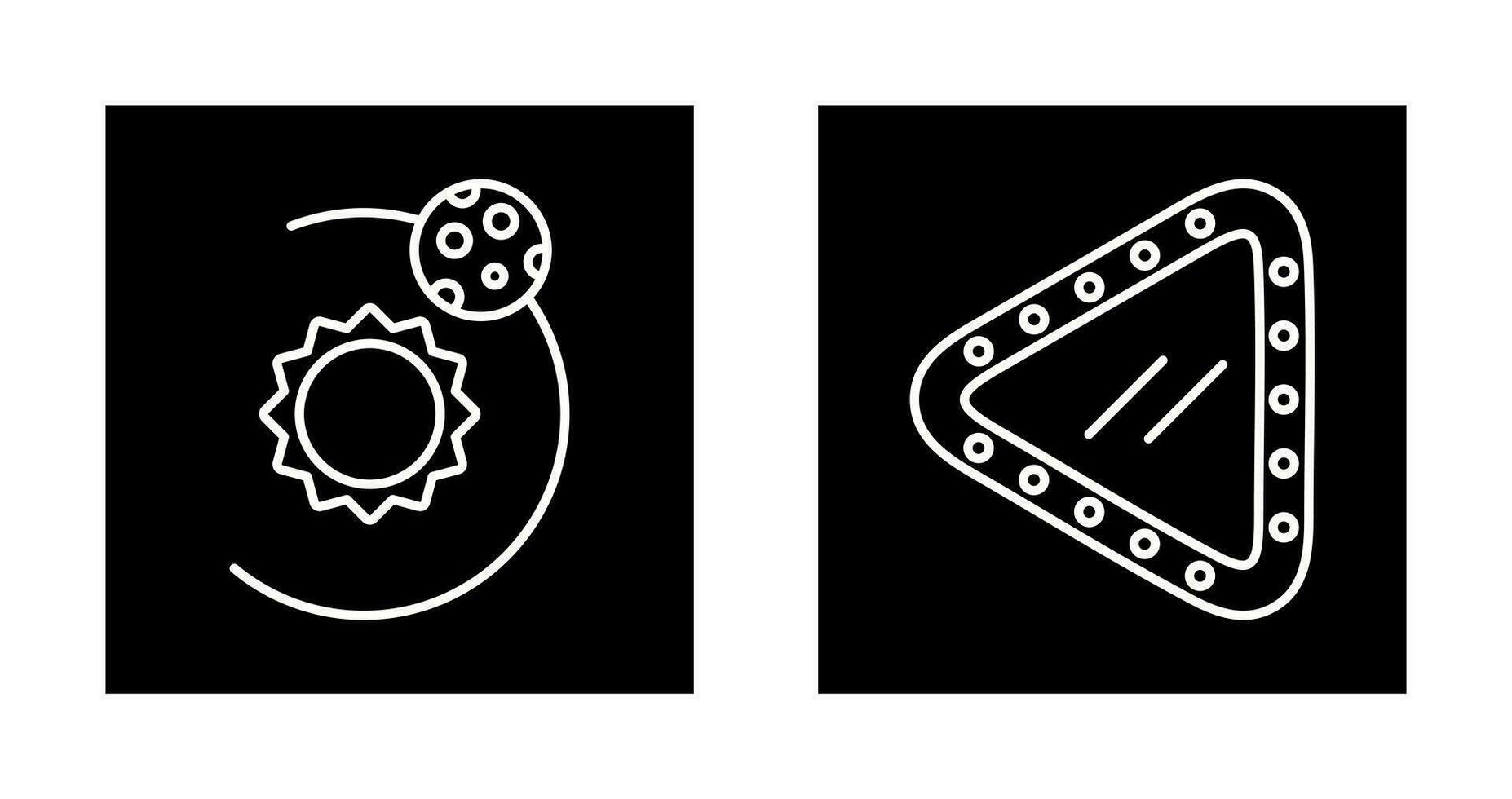 orbit and porthole Icon vector
