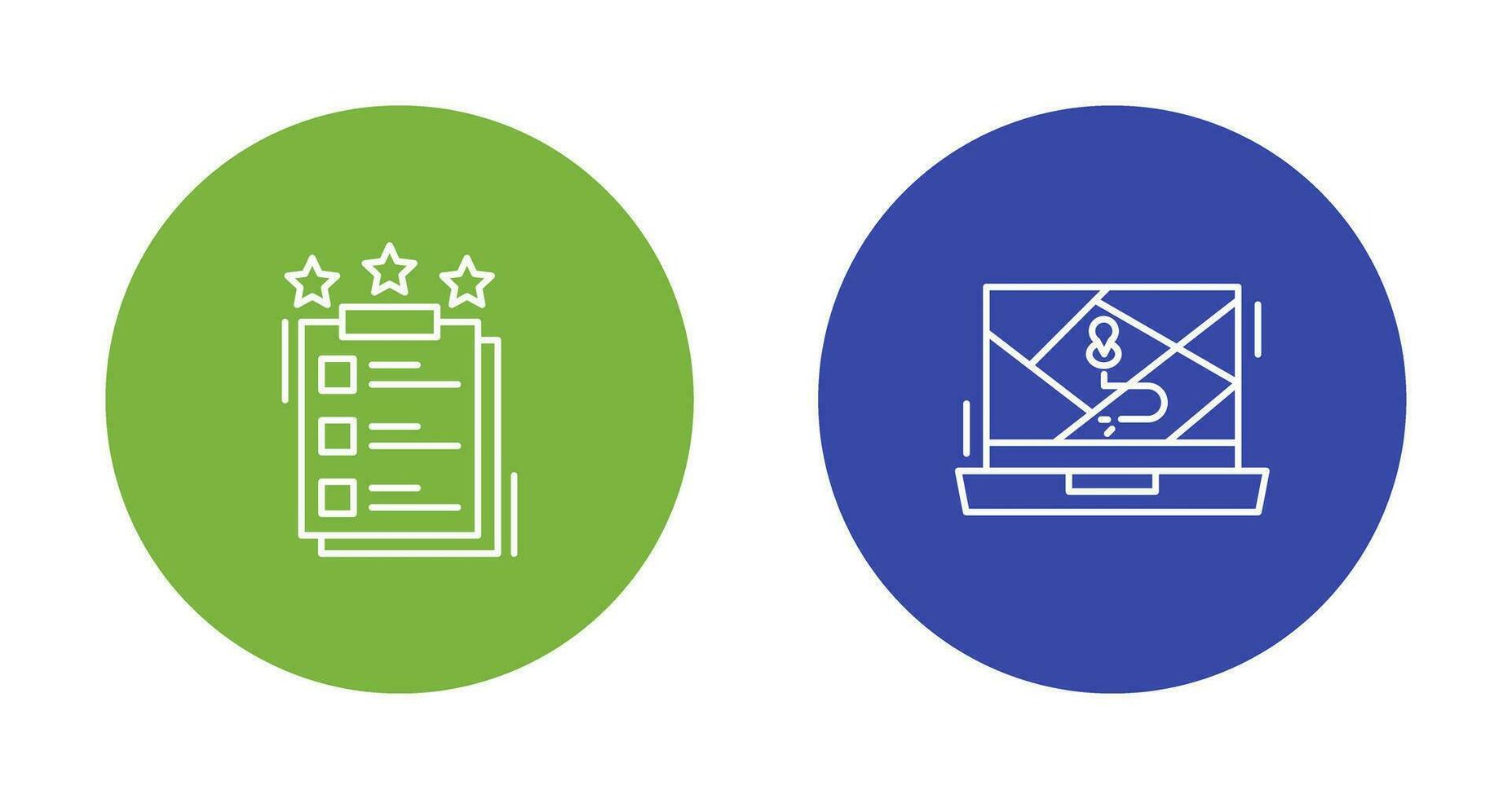 Project Features and Google Map Icon vector