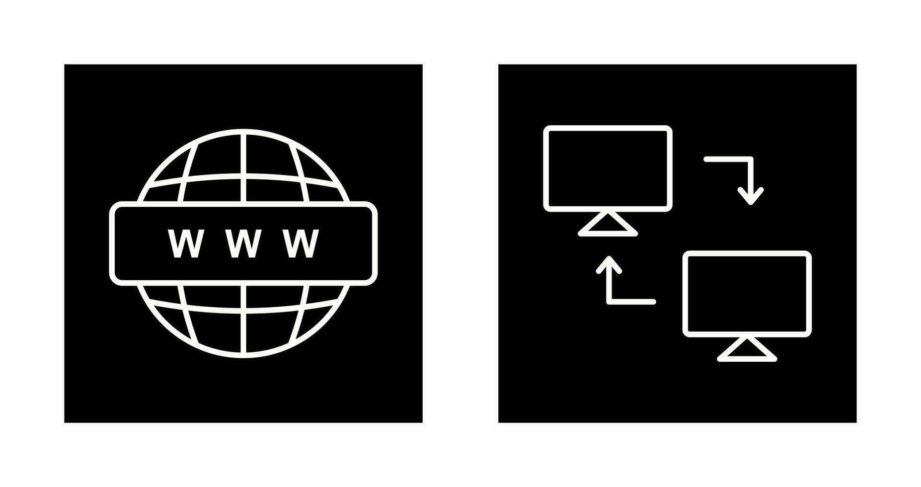 compartiendo sistemas y mundo amplio icono vector