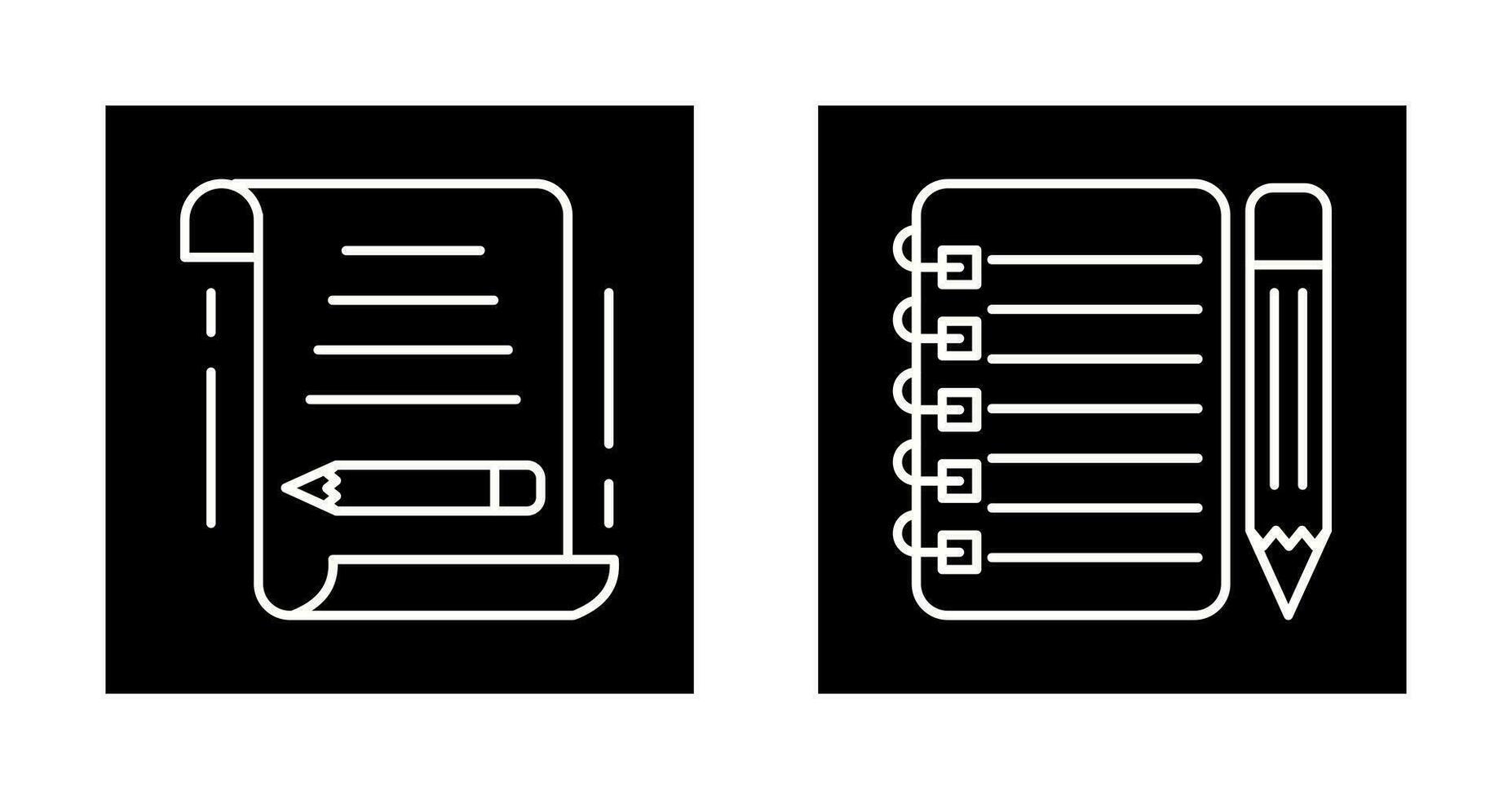 write and checklist Icon vector
