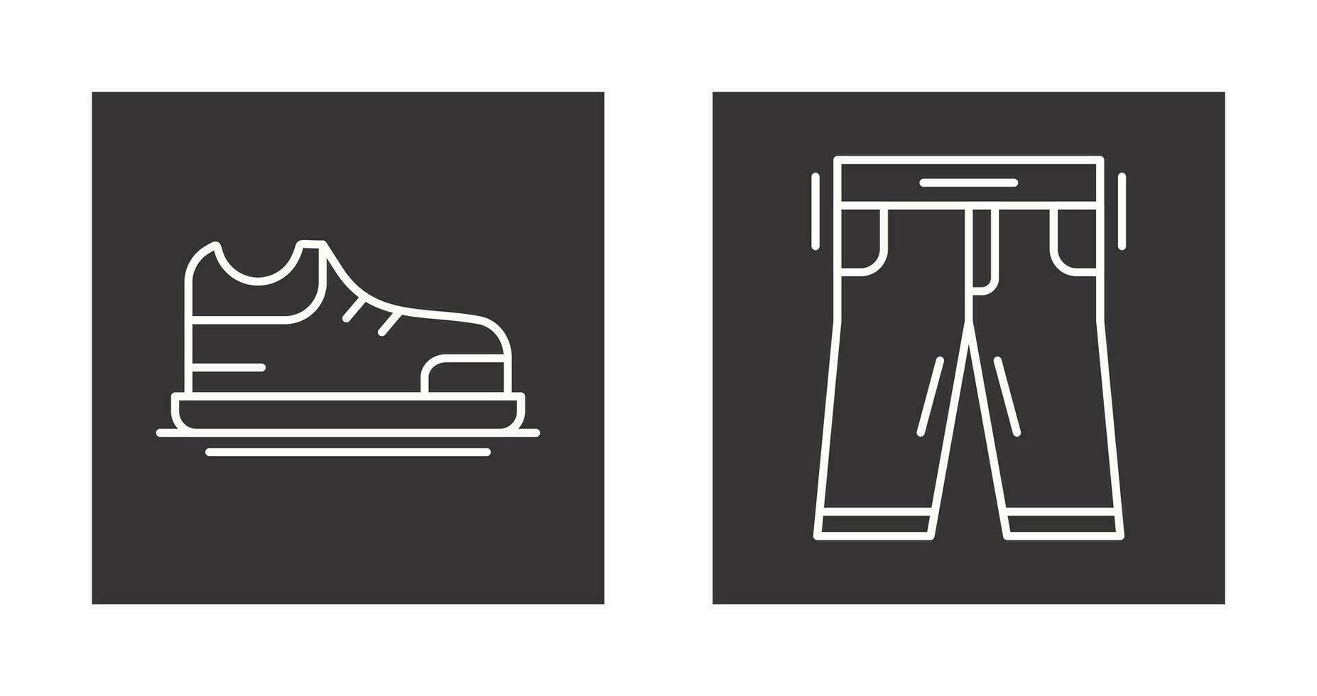 Shoes and Pants Icon vector