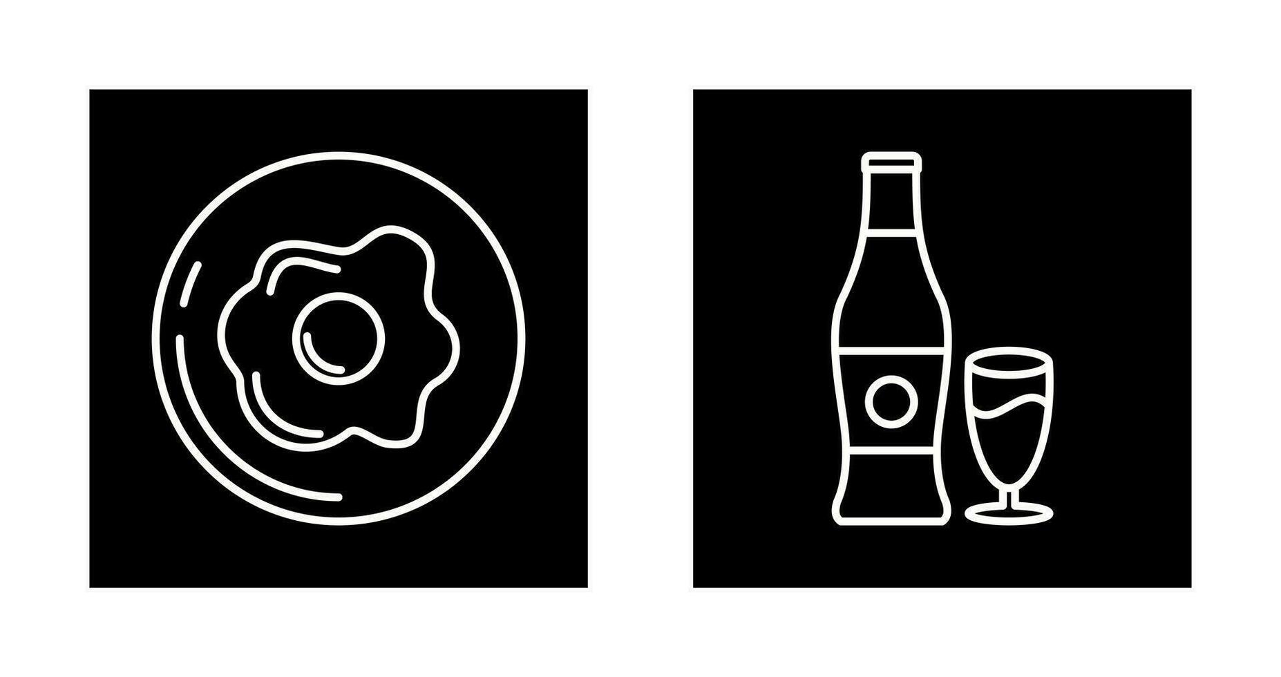 Breakfast and Bear Icon vector