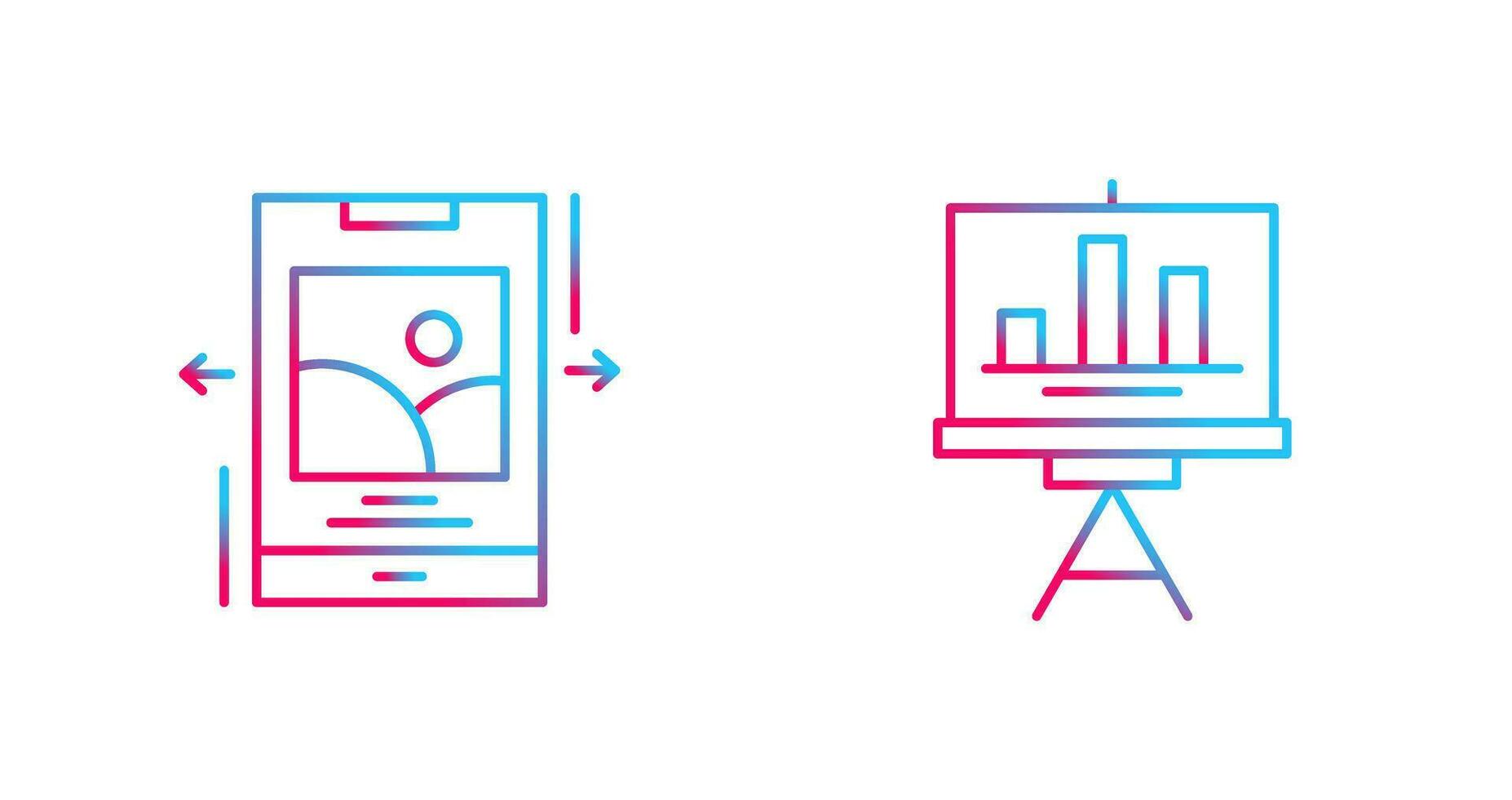 Swipe and Finance Icon vector