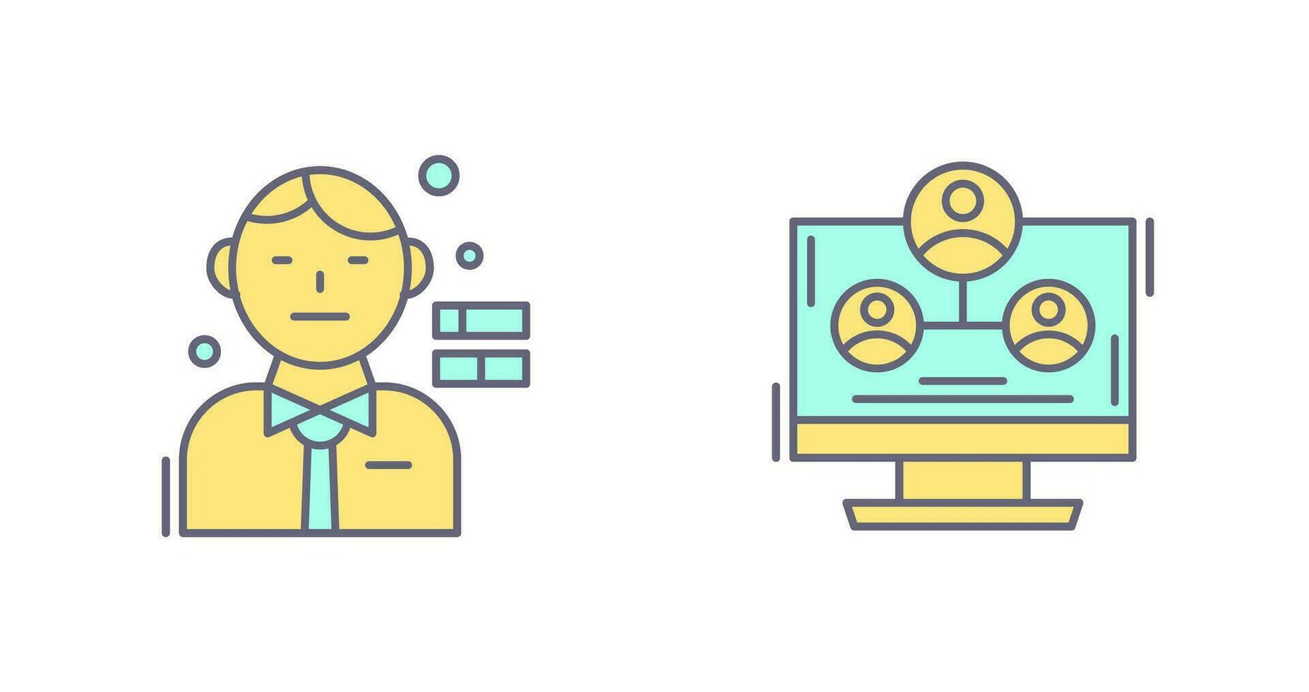 Skills and Hierarchy Structure Icon vector