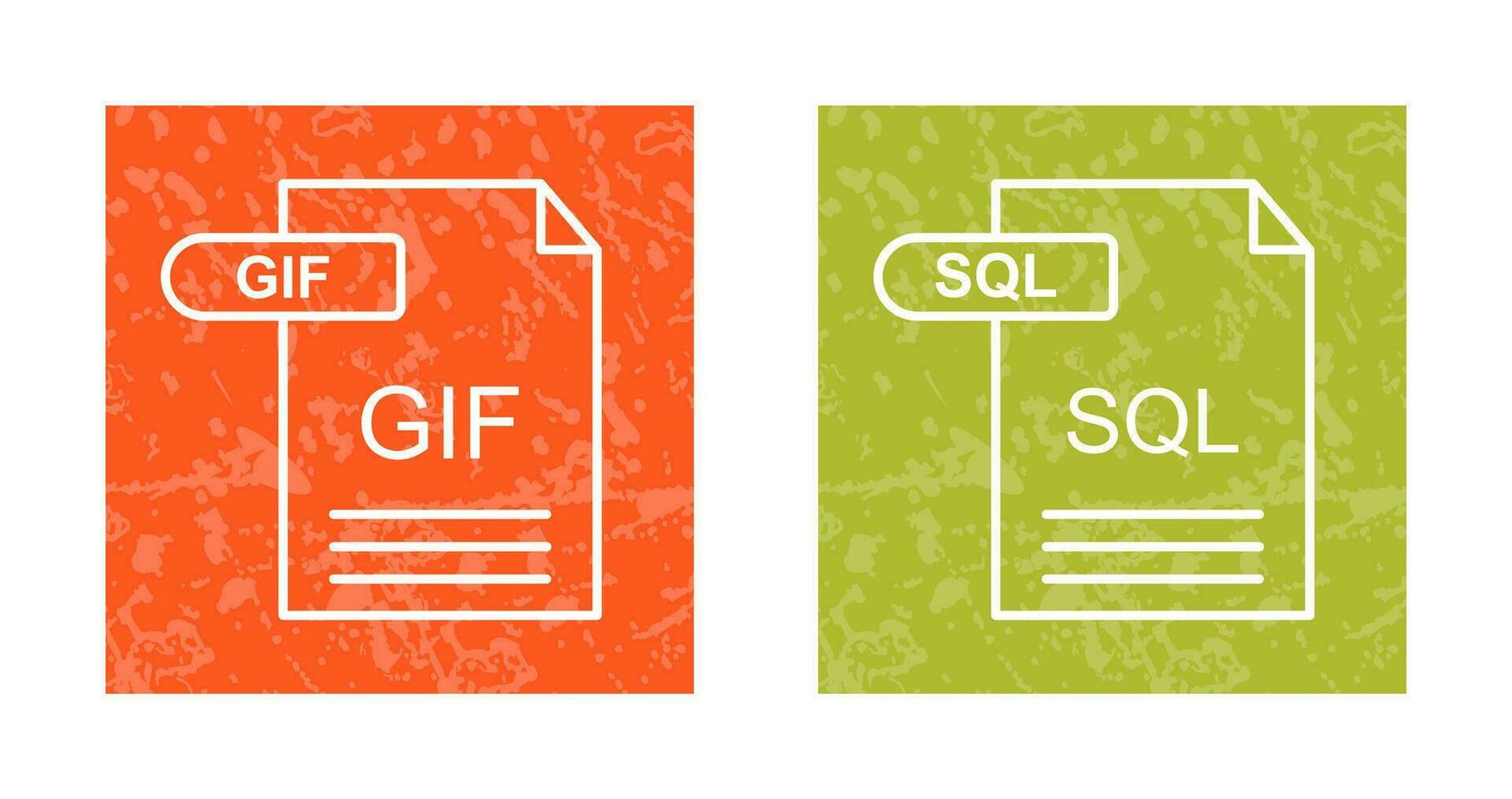 GIF and SQL Icon 32616531 Vector Art at Vecteezy