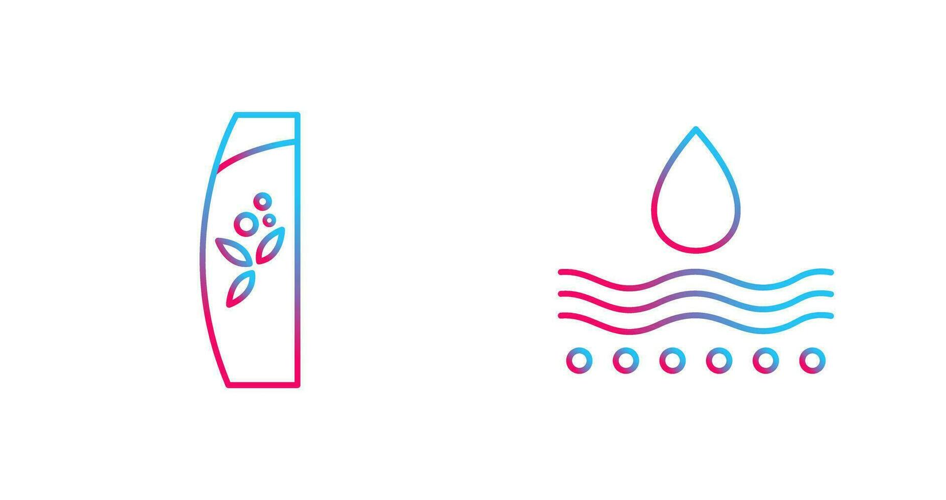 Natural and Moisture Icon vector