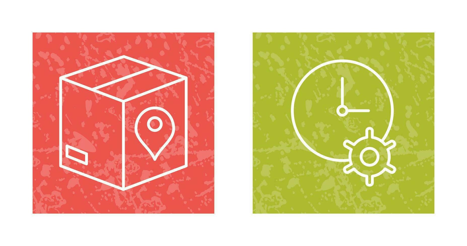 Tracking Services and Time Optimization Icon vector