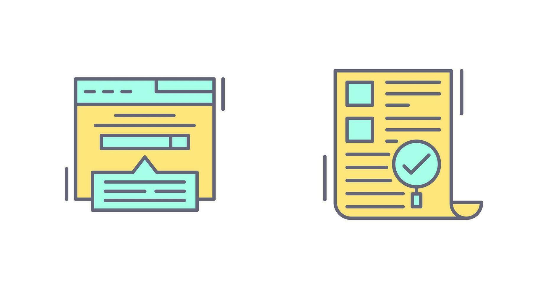 Keyword Search and SEO Audit Icon vector