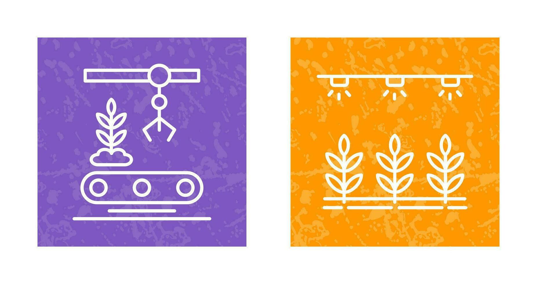 Conveyor and Irrigation  Icon vector