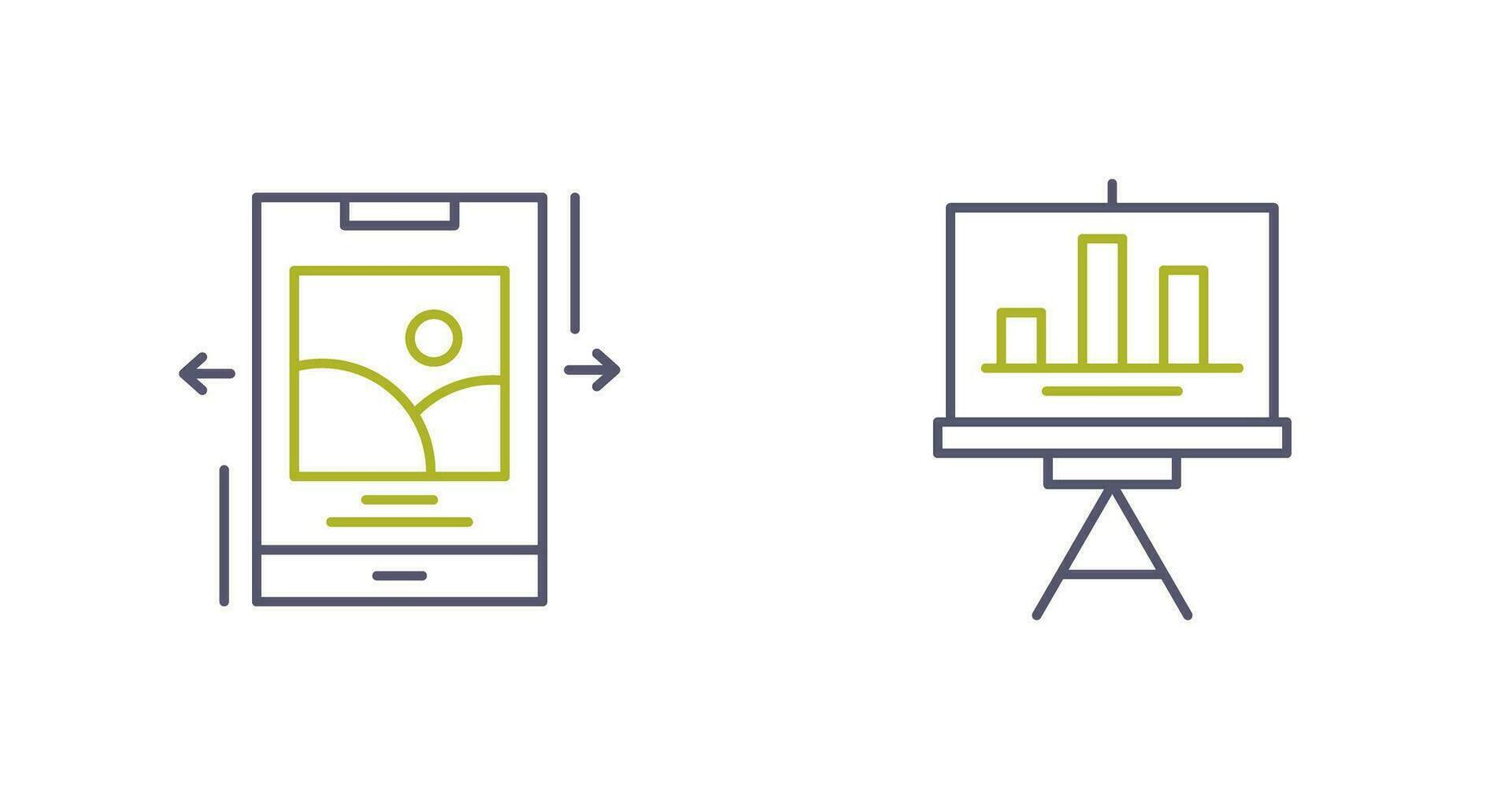 Swipe and Finance Icon vector