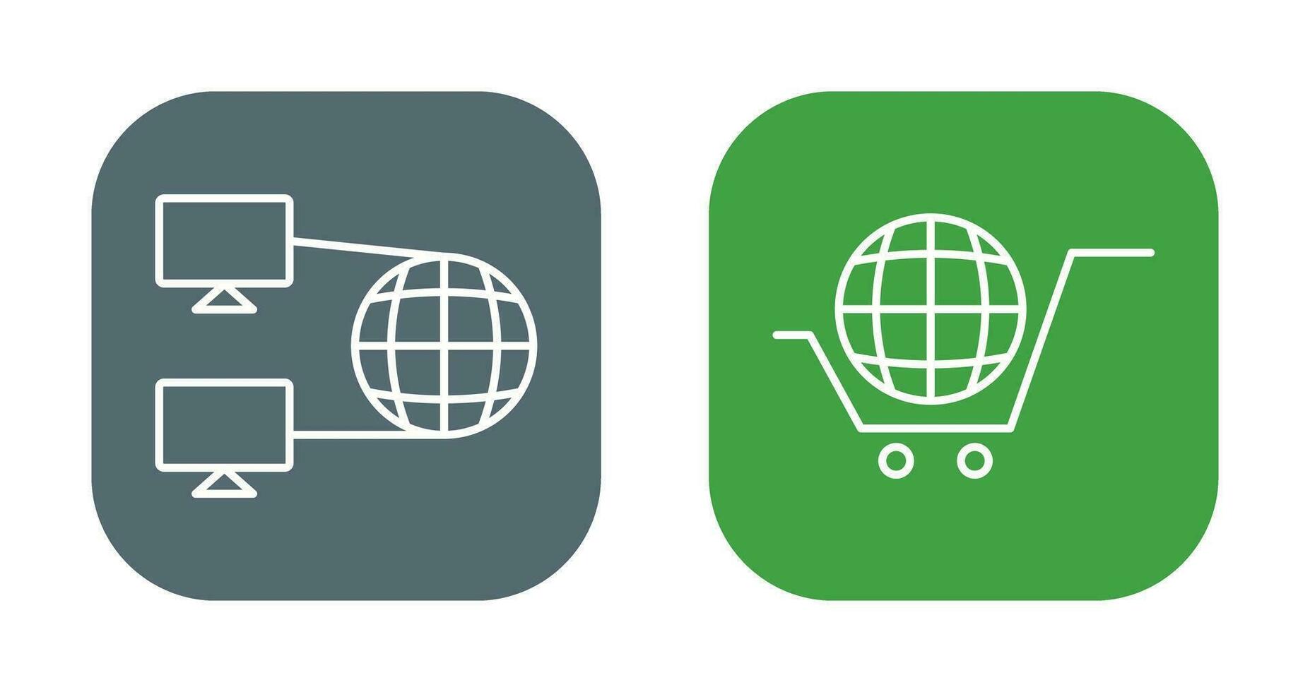 Internet Connectivity and Global Icon vector
