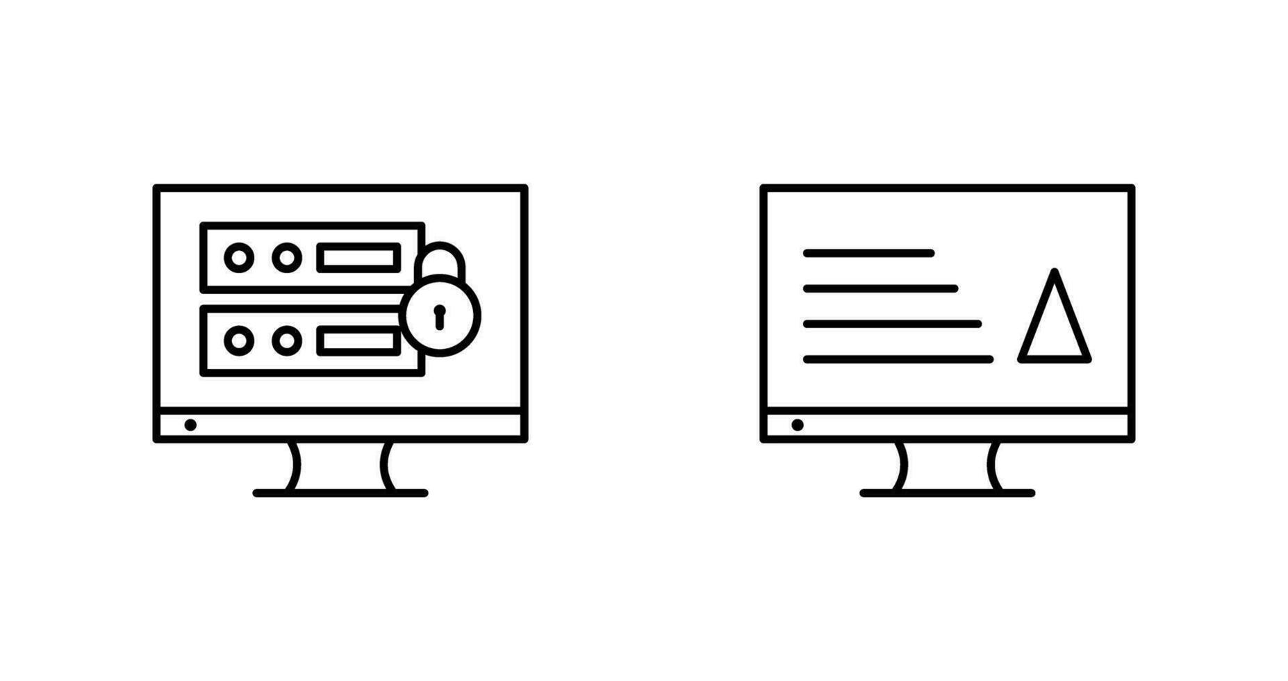 data security and content production Icon vector