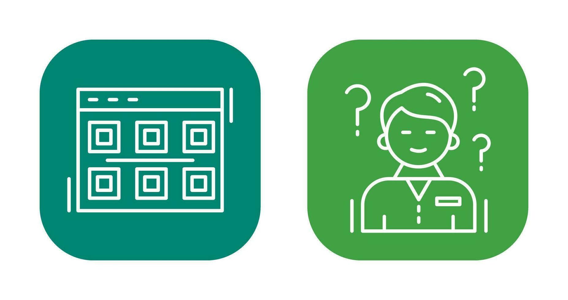 Layout and Confuse Icon vector