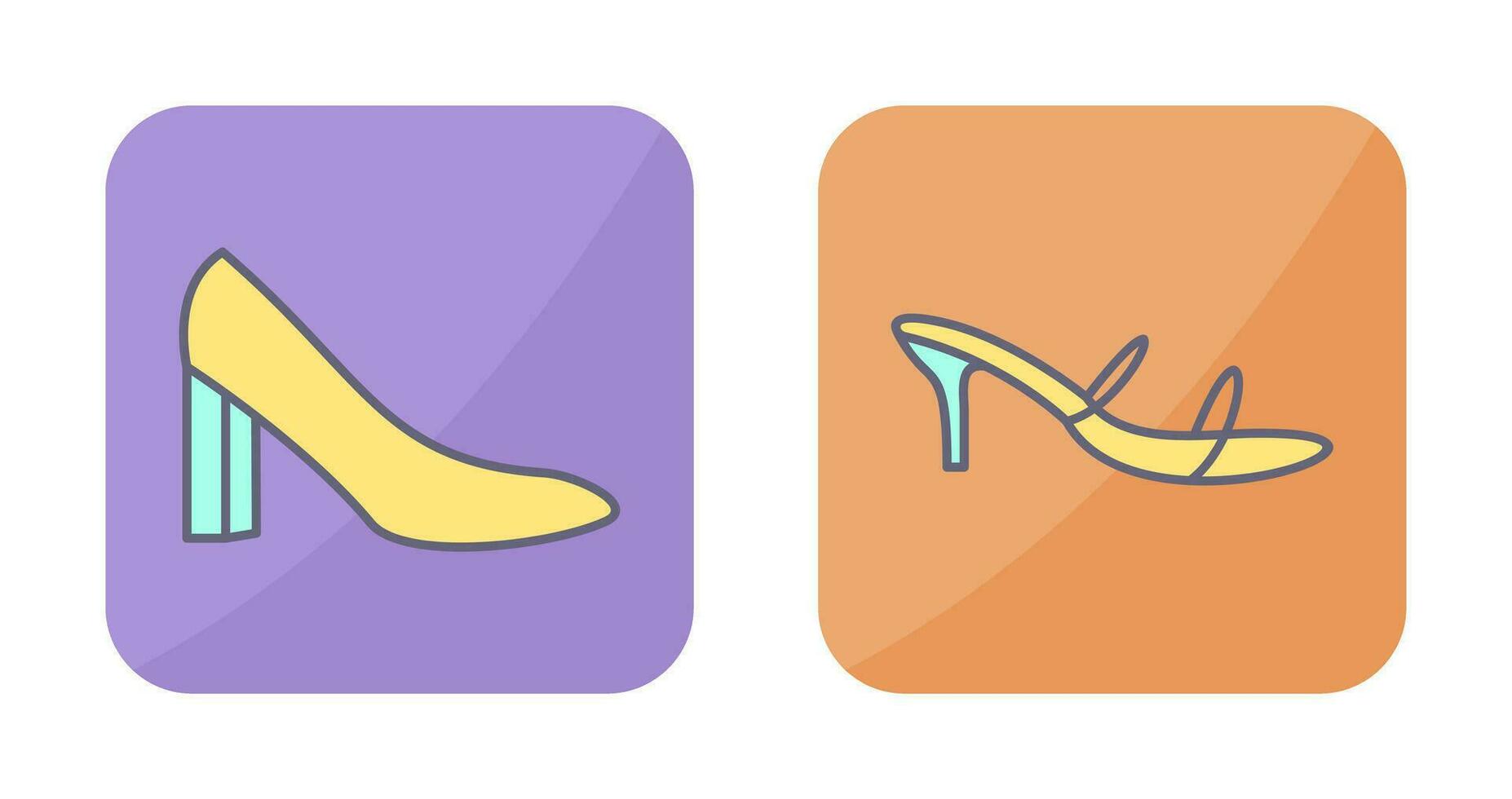 Heels and Stylish Icon vector