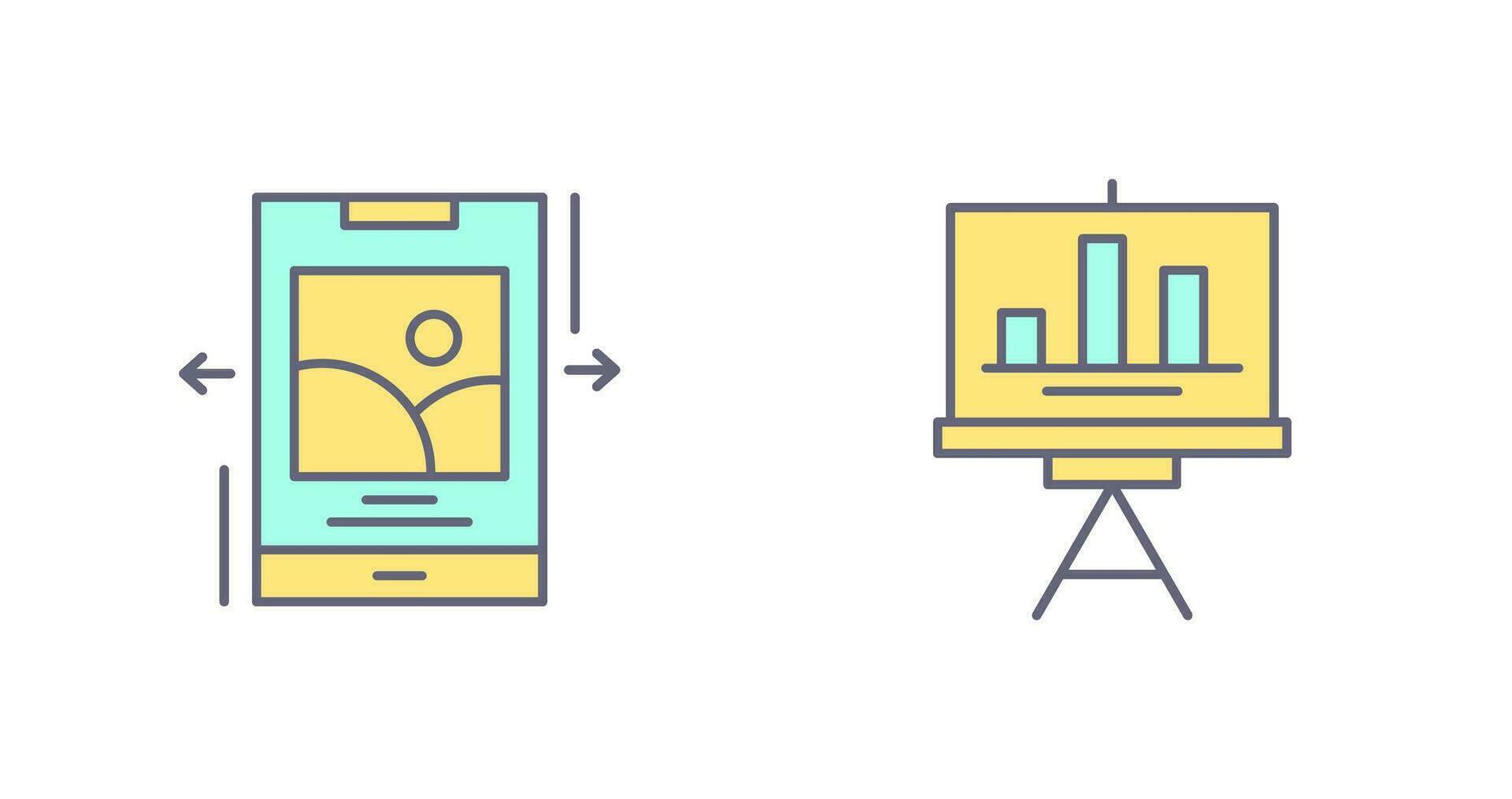 Swipe and Finance Icon vector