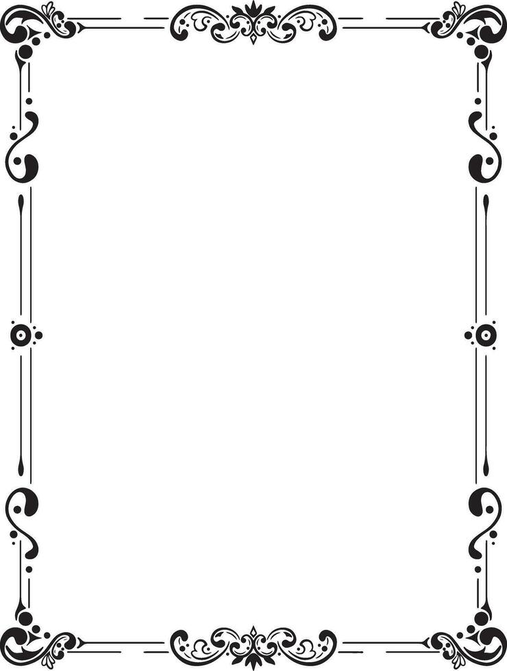 Wedding invititation  border and frame simple vector