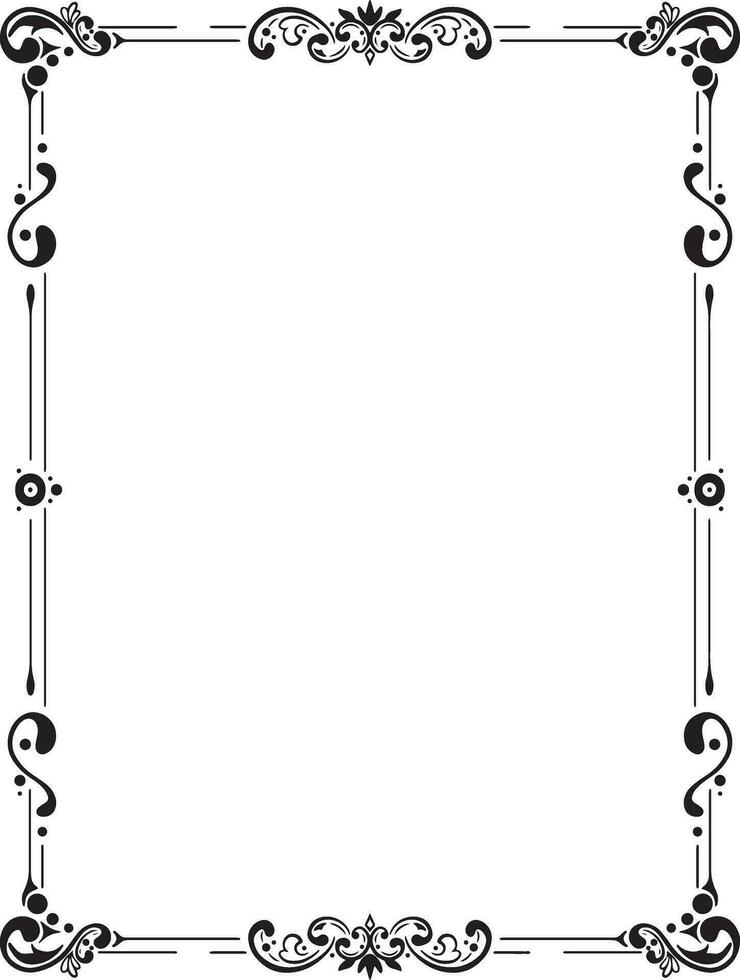 Wedding invititation  border and frame simple vector