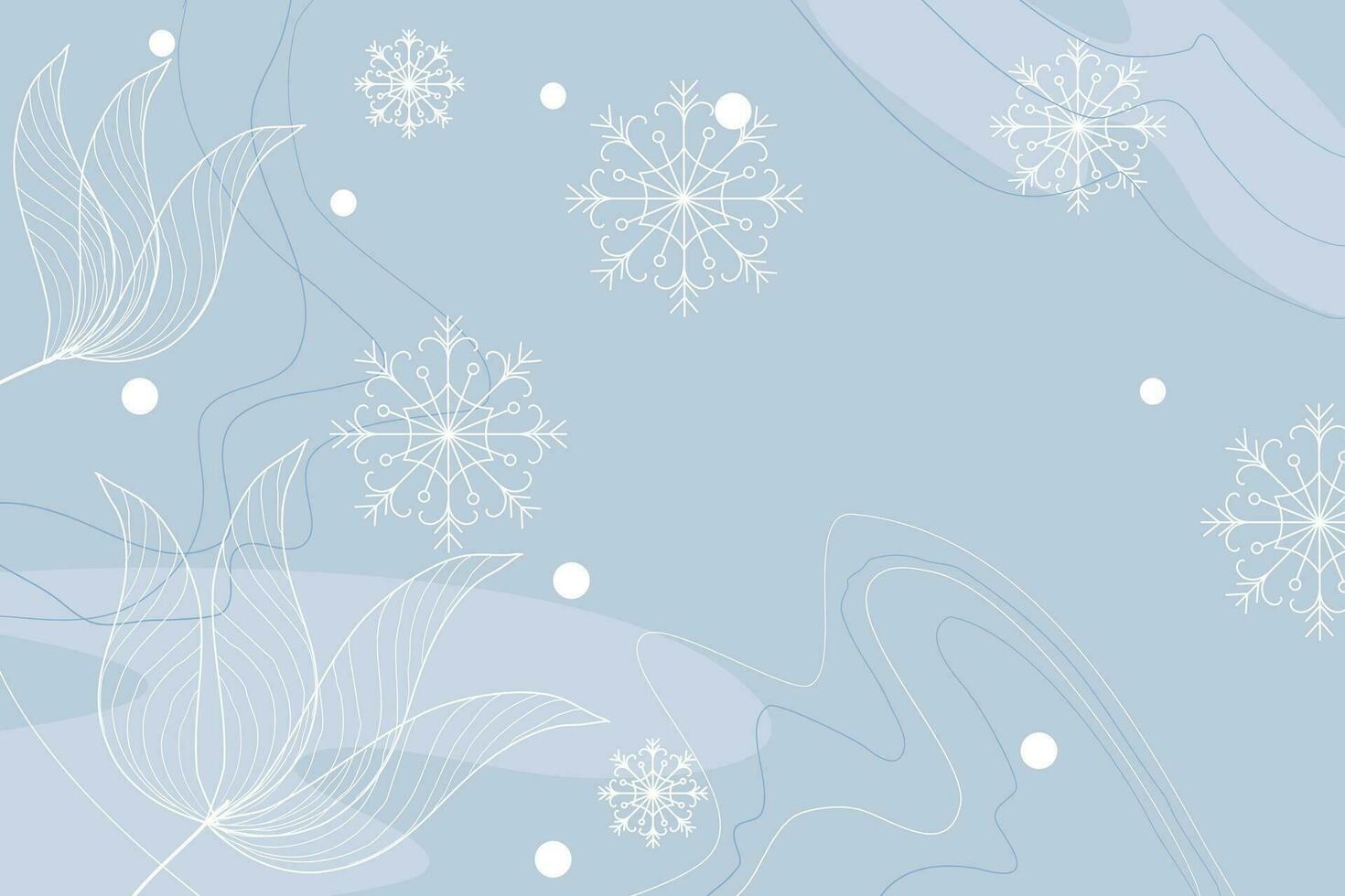 Modern universal artistic winter background with snowflakes. Holiday card or invitation. Abstract frames and backgrounds design. Vector illustration.