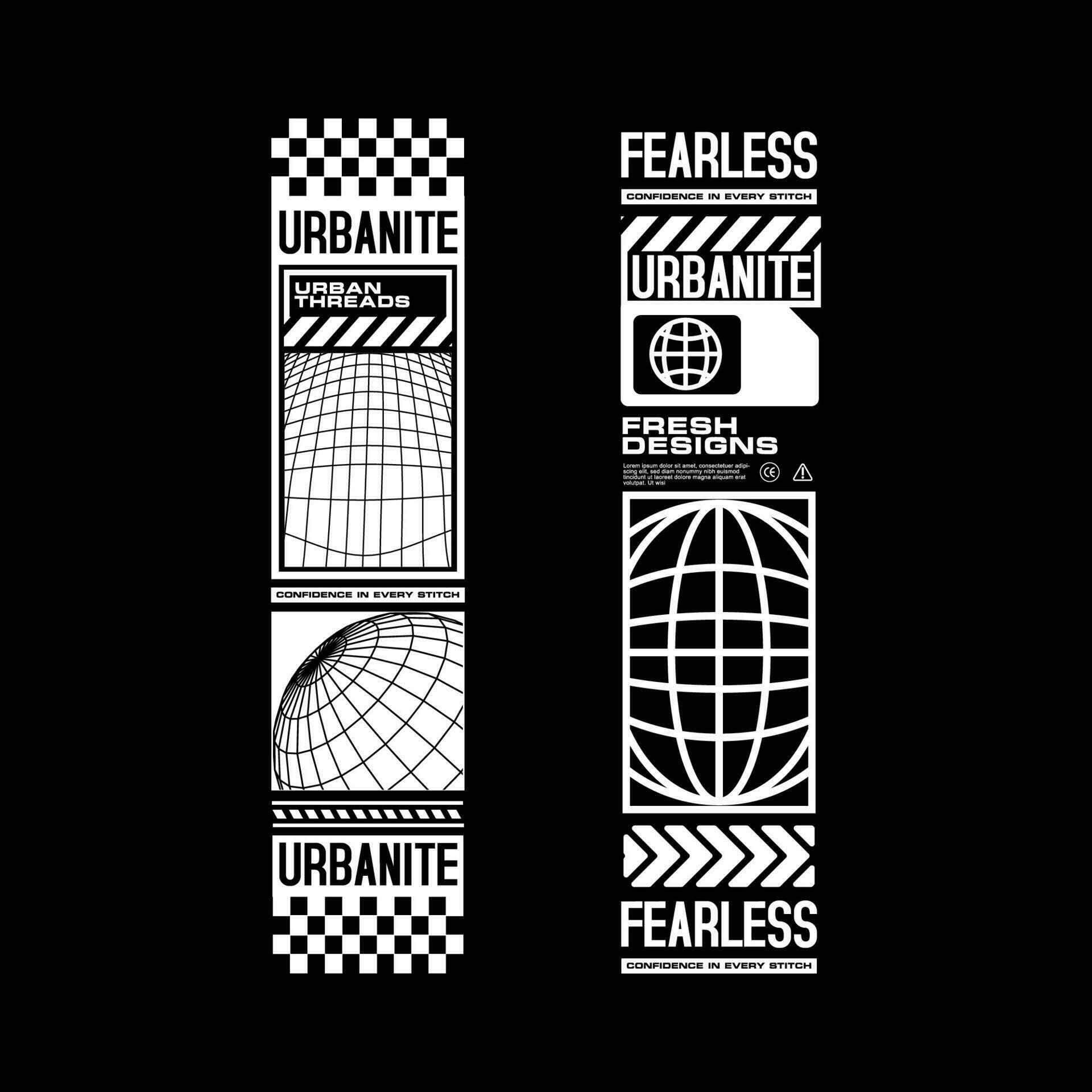 Futuristic Graphic tee urban streetwear concept vector design 32619140