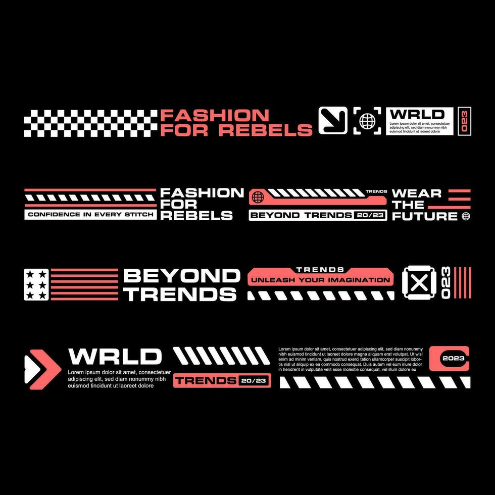Futuristic Graphic tee urban streetwear concept vector design